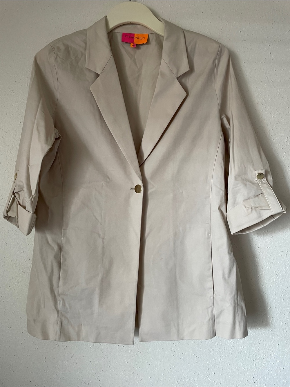 Vilagallo Cream Blazer